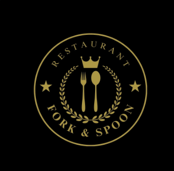 لوگوی رستورانی FORK & SPOON