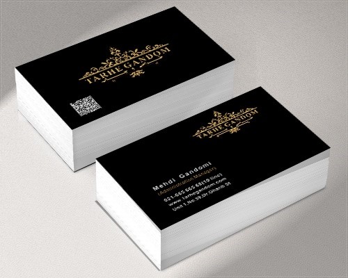 طراحی کارت ویزیت لایه باز