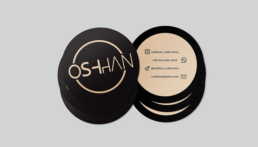 سفارش کارت ویزیت دایره ای سفارش کارت ویزیت دایره ای