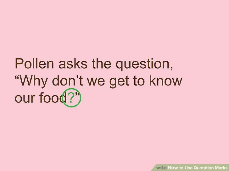 علائم نگارشی را درون علائم نقل قول قرار دهید علائم نگارشی را درون علائم نقل قول قرار دهید