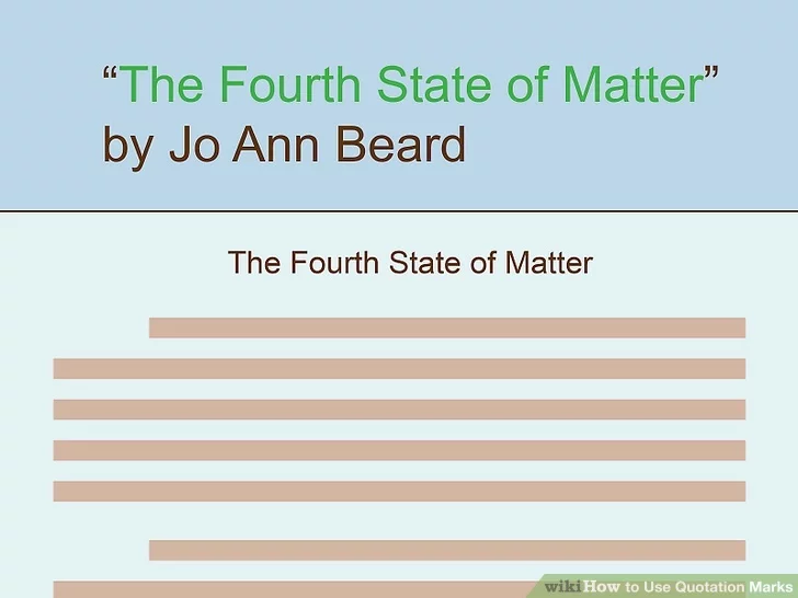 برای عناوین مقاله ها از علائم نقل قول استفاده کنید برای عناوین مقاله ها از علائم نقل قول استفاده کنید