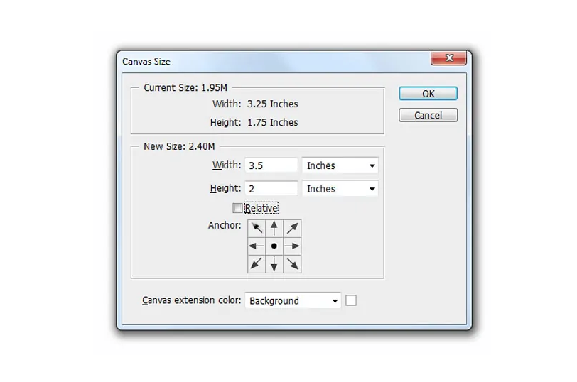 تنظیمات ناحیه cut line