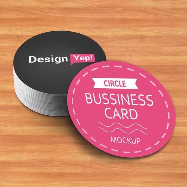 طراحی کارت ویزیت دایره ای طراحی کارت ویزیت دایره ای