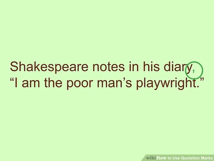 قبل از نقل قول از ویرگول استفاده کنید قبل از نقل قول از ویرگول استفاده کنید