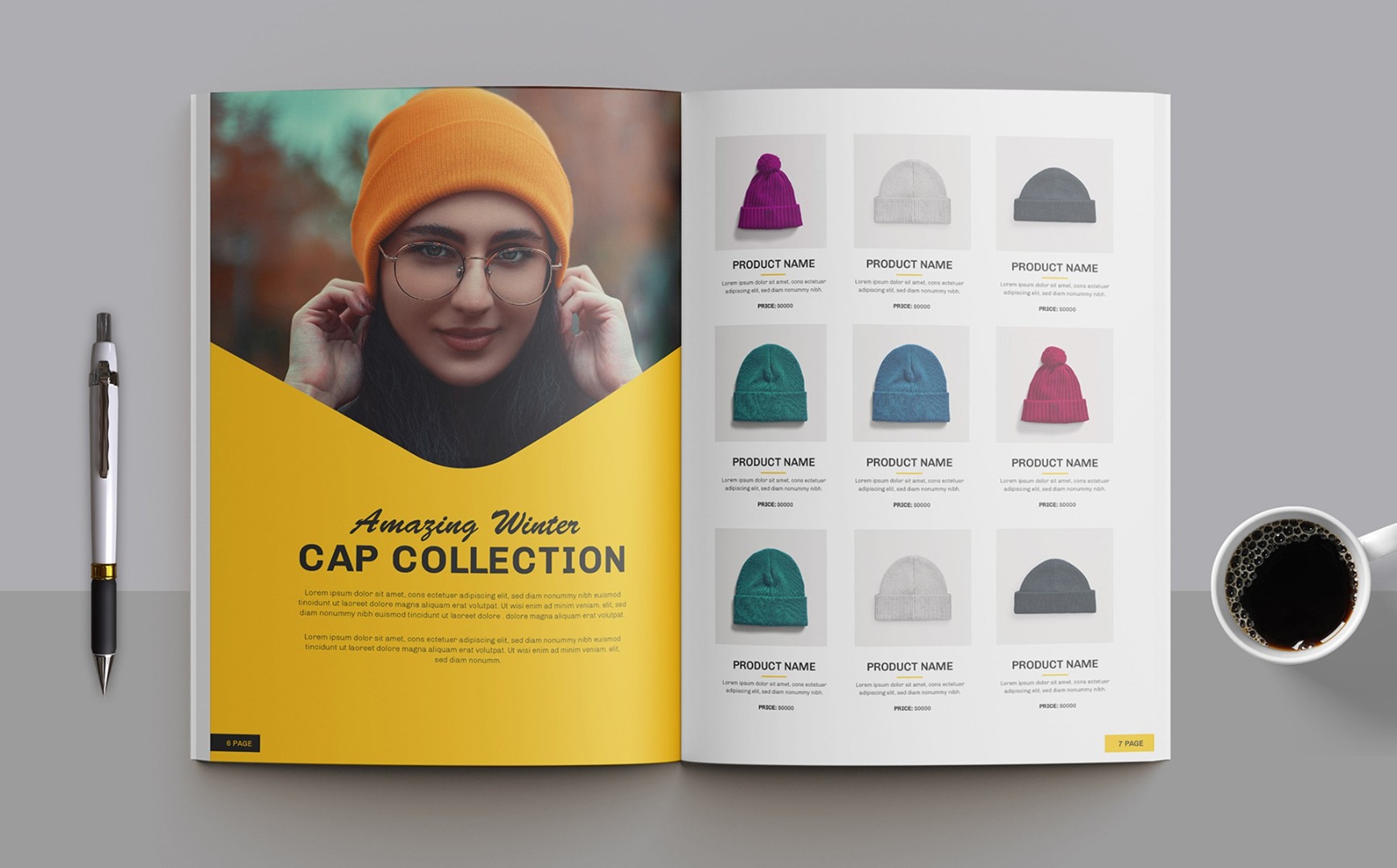 طراحی حرفهای صفحه اول کاتالوگ طراحی حرفهای صفحه اول کاتالوگ