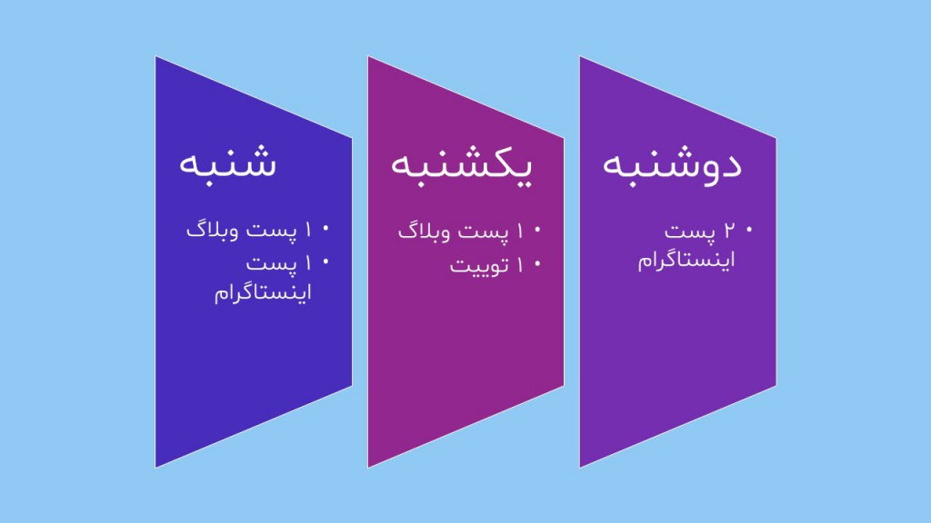  ساخت تقویم محتوایی برای اینستاگرام