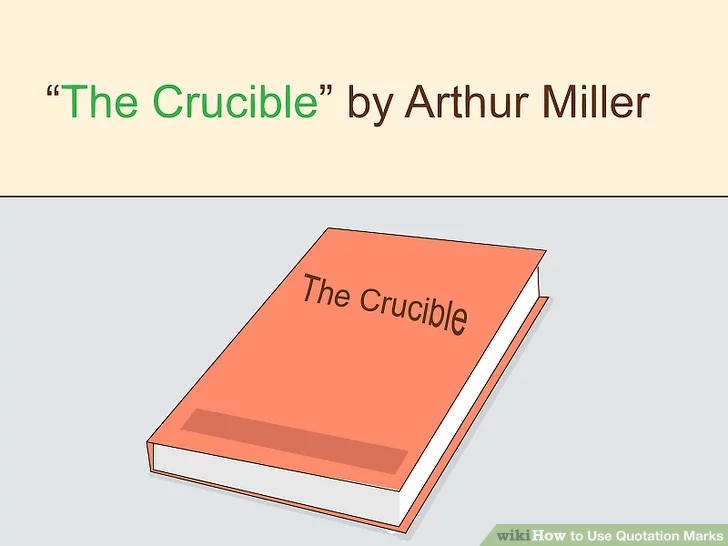 عنوان نمایشنامه ها را درون علائم نقل قول قرار دهید عنوان نمایشنامه ها را درون علائم نقل قول قرار دهید